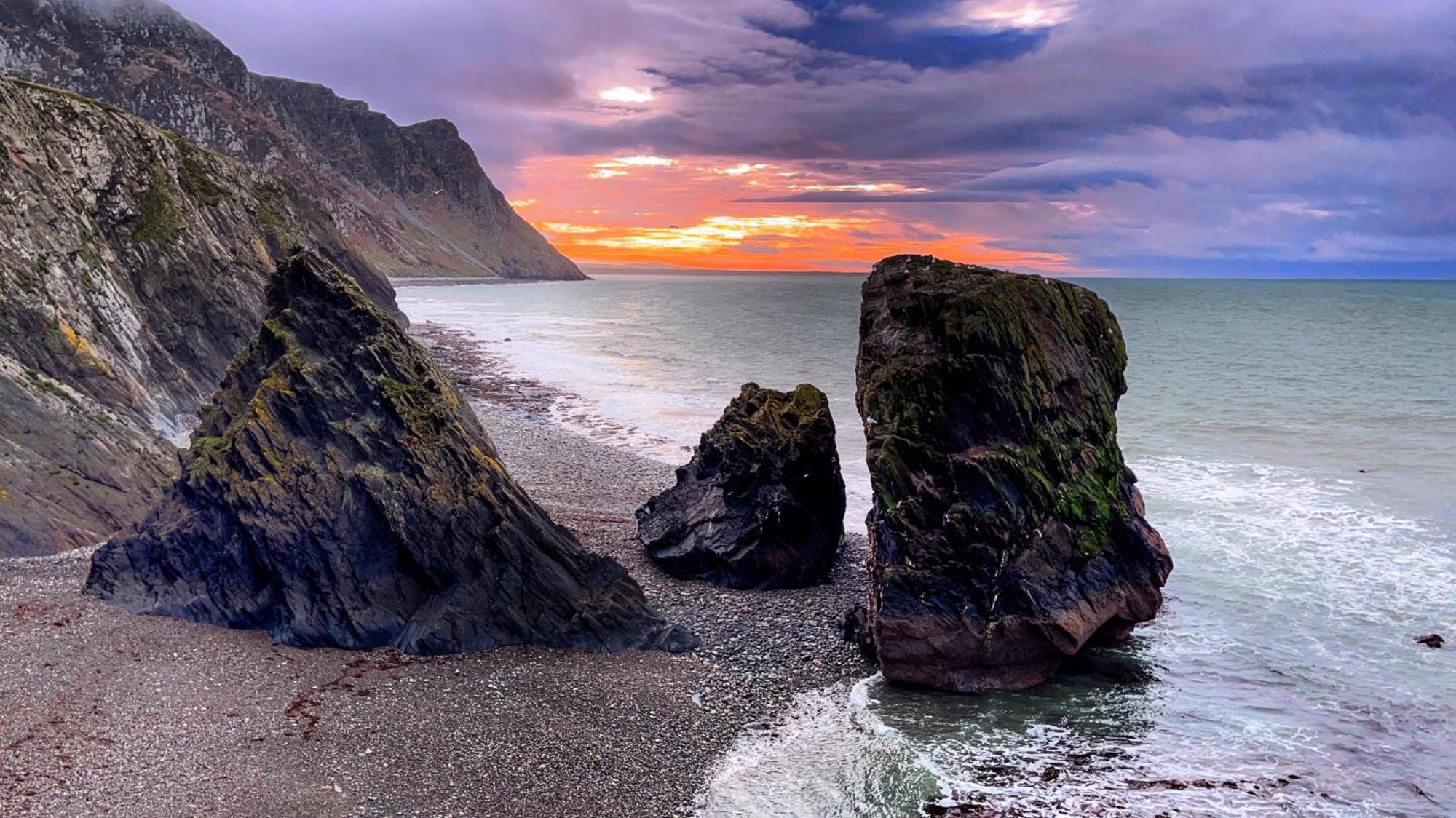 Mynydd A Mor Villa Trefor  Bagian luar foto